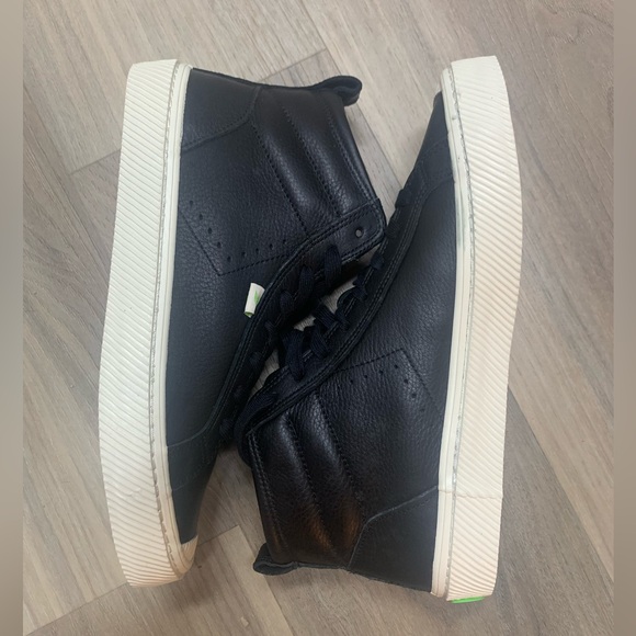 NWT Cariuma OCA Black Premium Leather Sneaker Size 9.5 Women’s - Picture 6 of 12